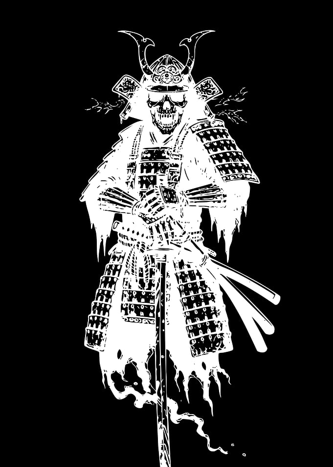 Samurai Skull Warrior