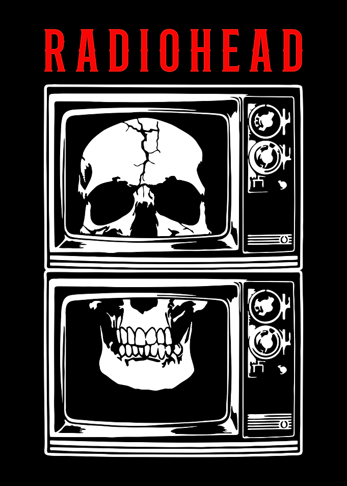 Radiohead Skull TVs