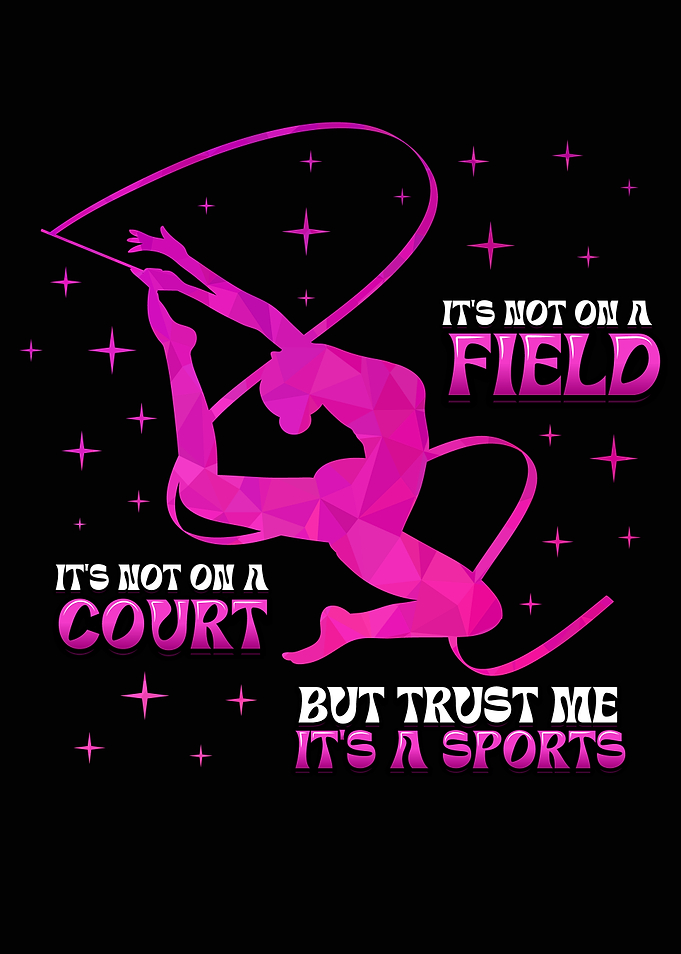Rhythmic Gymnastics Ribbon Art