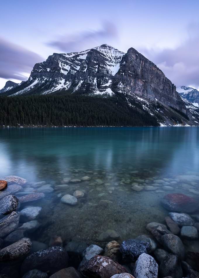 Mountain Lake at Dusk
