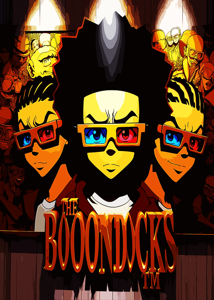 The Boondocks 3D Glasses Poster