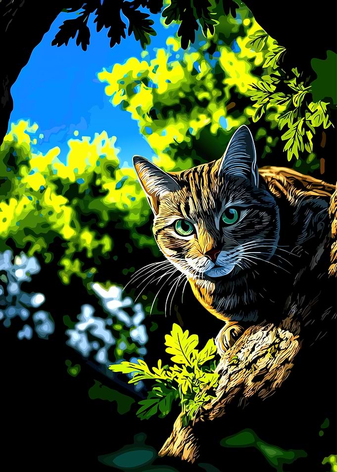 Cat in a Tree