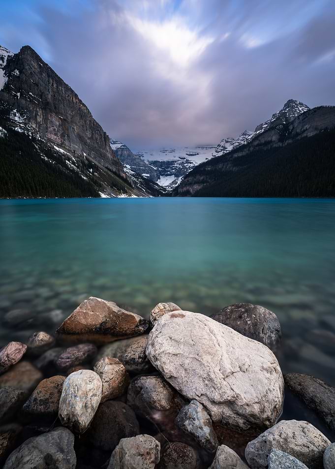 Turquoise Lake and Mountains