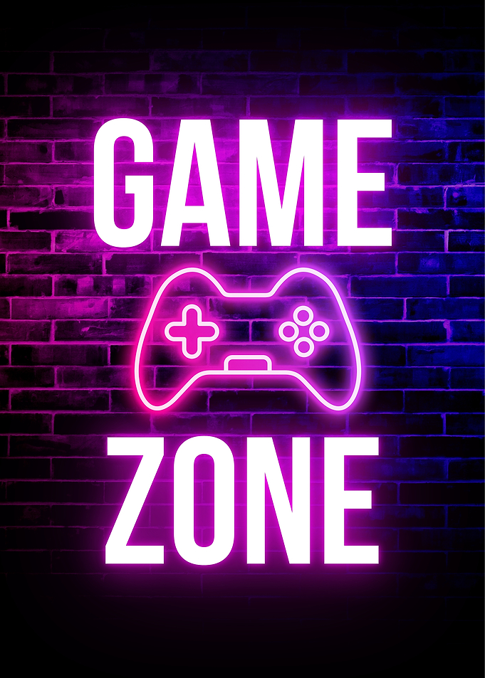 Game Zone Neon Sign