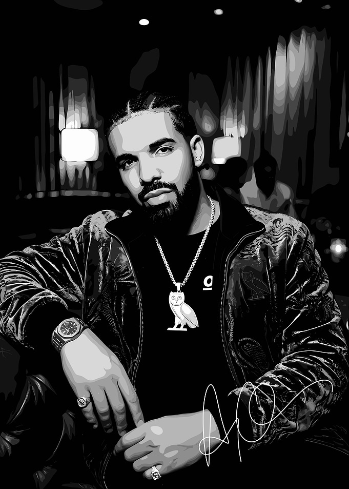 Drake with Owl Pendant