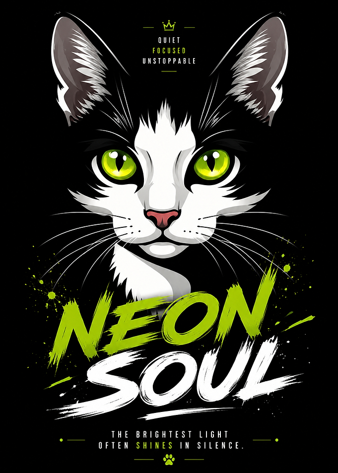 Neon Soul Cat