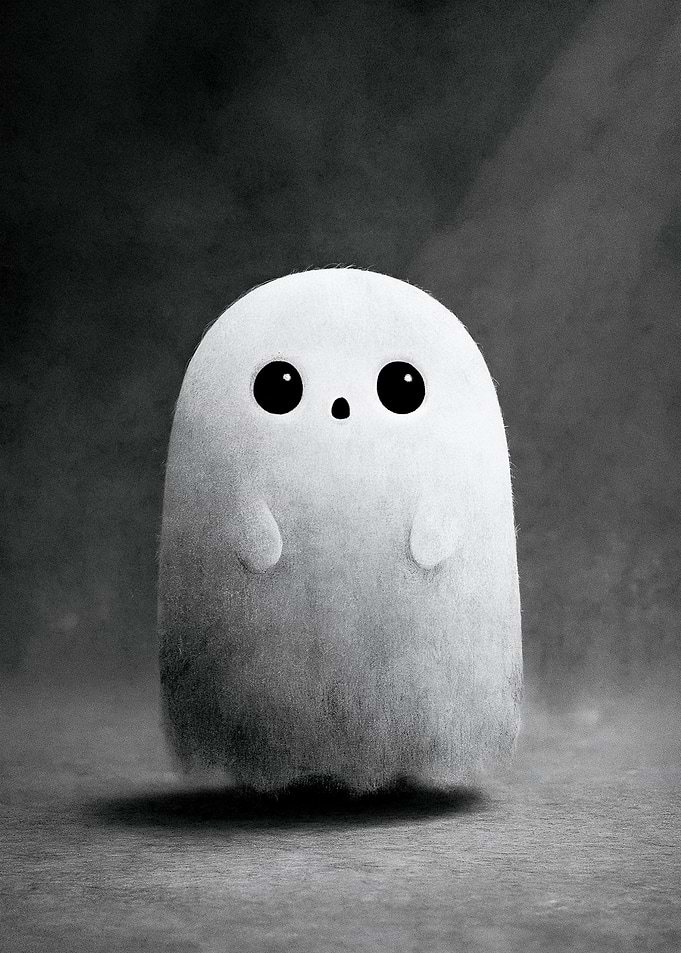 Cute Ghost Character