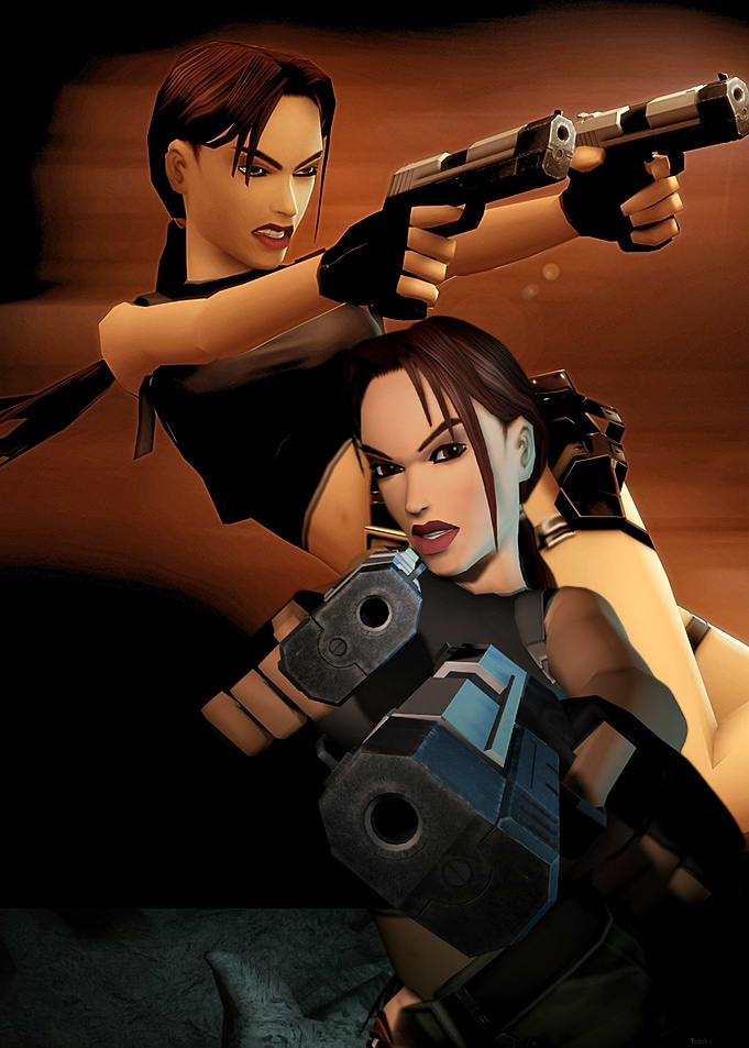 Lara Croft with Dual Pistols