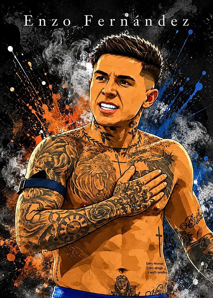 Enzo Fernández Portrait