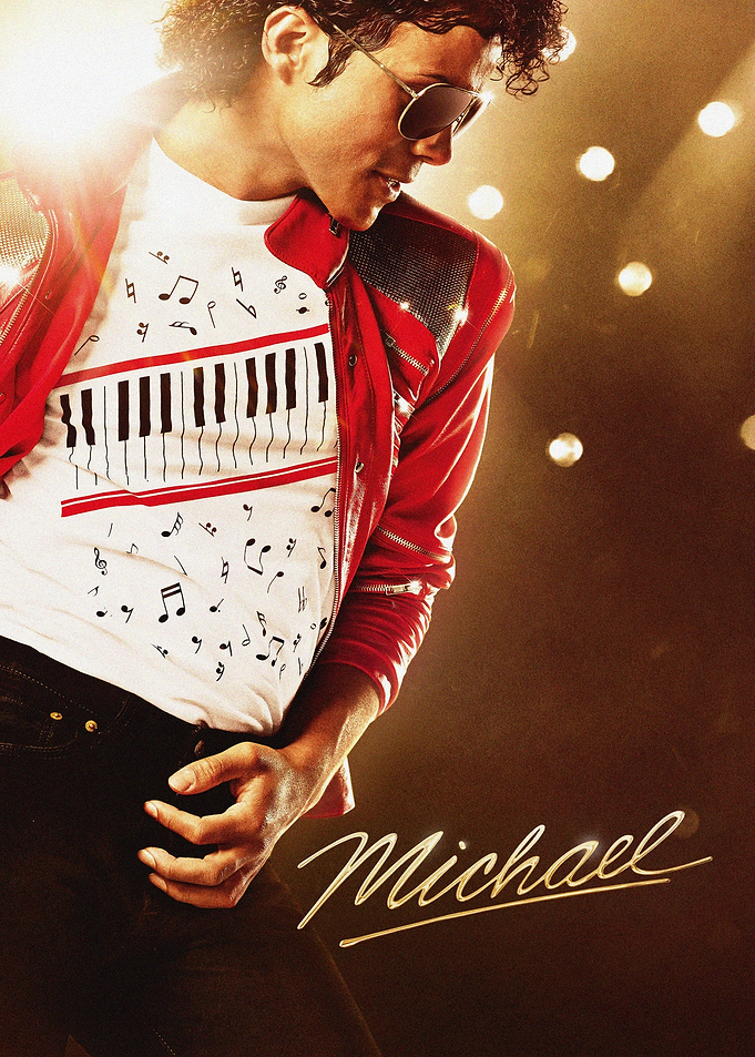 Michael Jackson in iconic red jacket