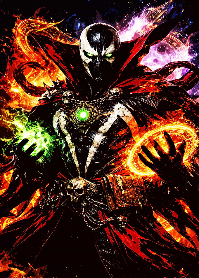Spawn with Fiery Magic