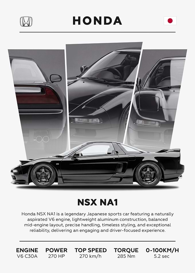 Car NSX Minimalist