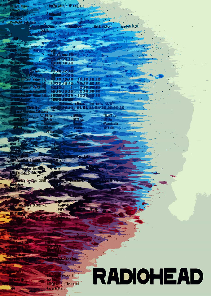 Radiohead Album Art with Code