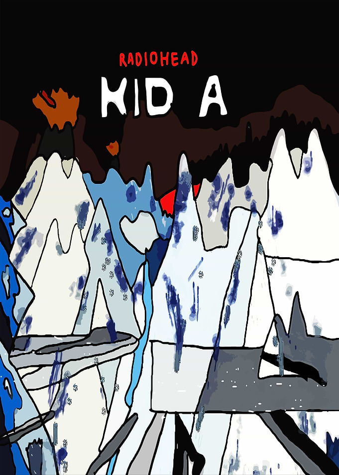 Radiohead Kid A Album Cover