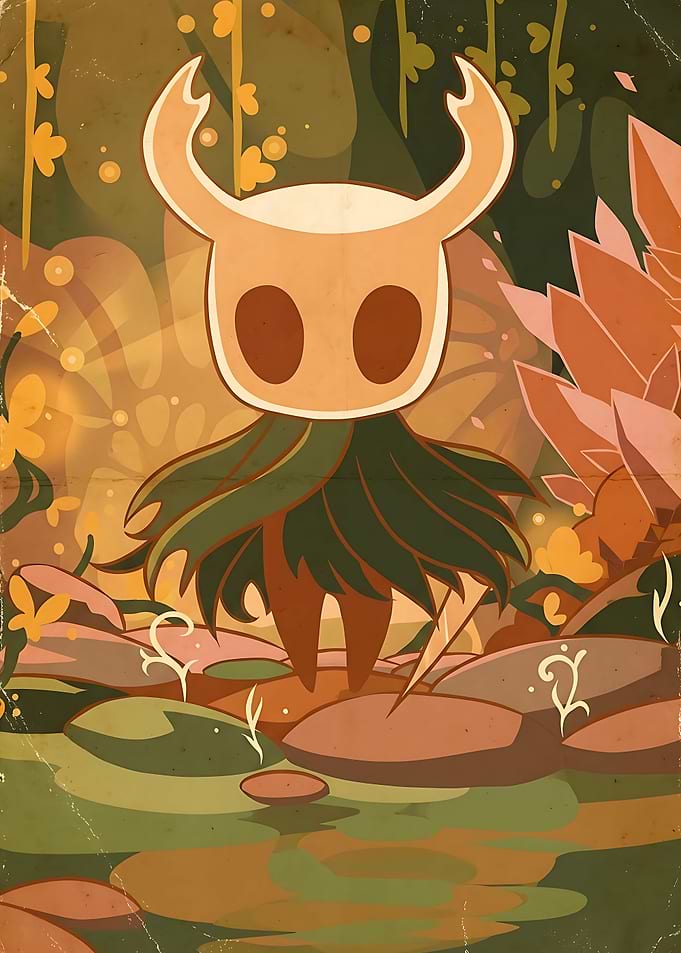 The Knight in a Lush Environment