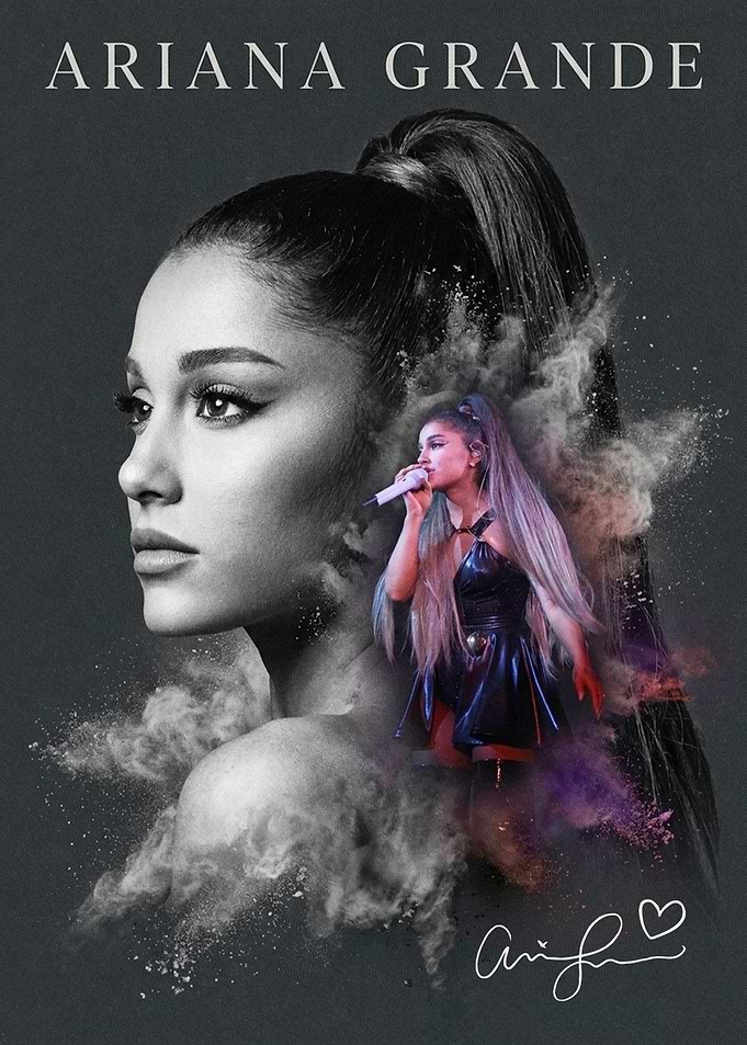 Ariana Grande Portrait with Performance Image