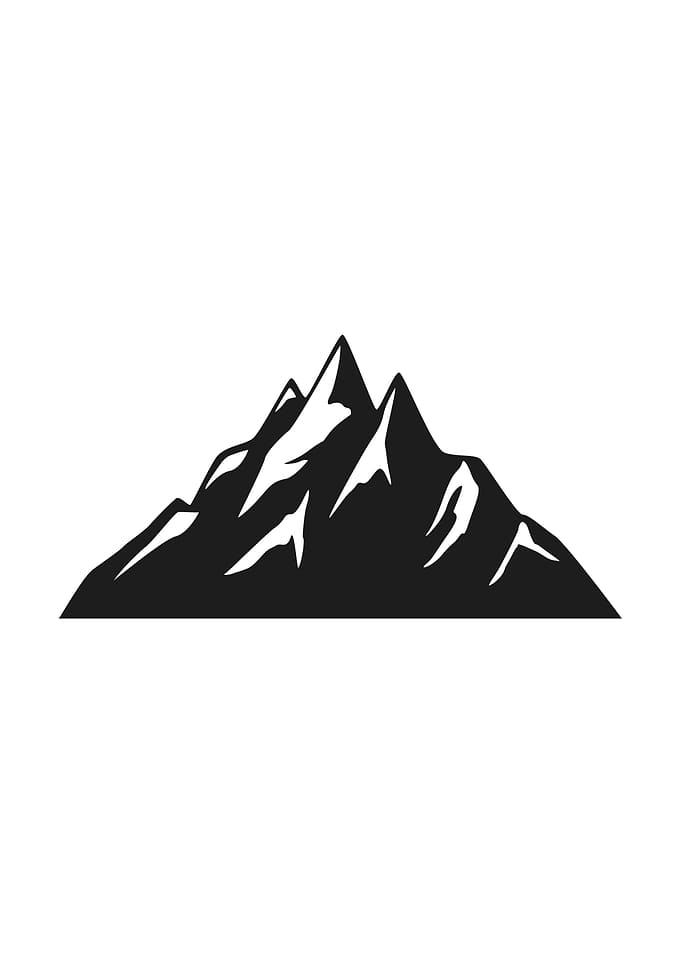 Black Mountain Silhouette