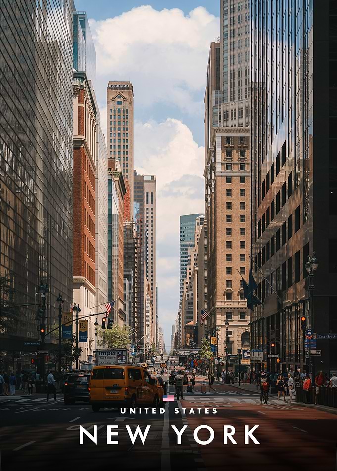 New York City Street Scene