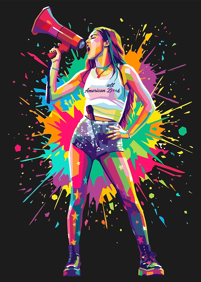 Olivia Rodrigo Pop Art Portrait
