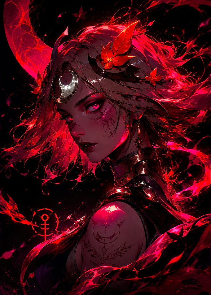 Melinoë Crimson Moon Sorceress