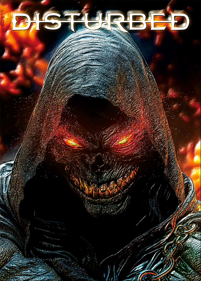 Disturbed Album Cover with Grim Reaper