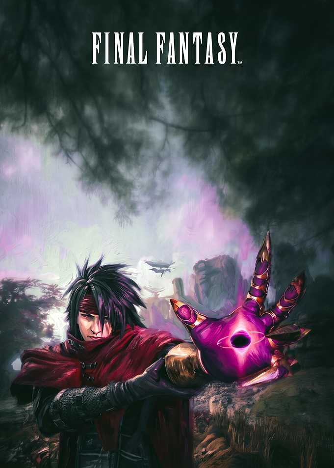 Final Fantasy Vincent Valentine Art
