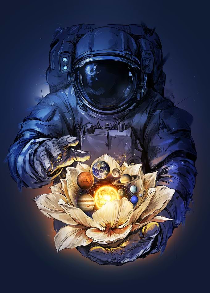 Cosmic Lotus Gardener