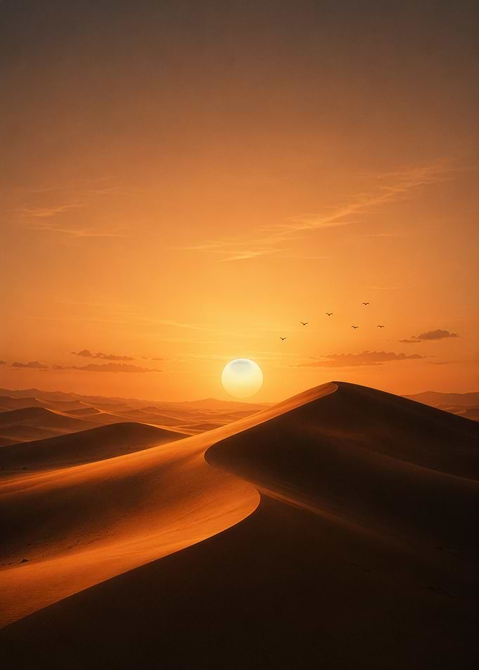 Desert Sunset Minimal