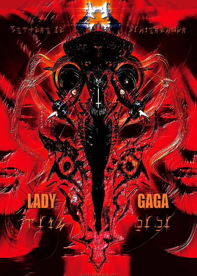Lady Gaga Demonic Figure