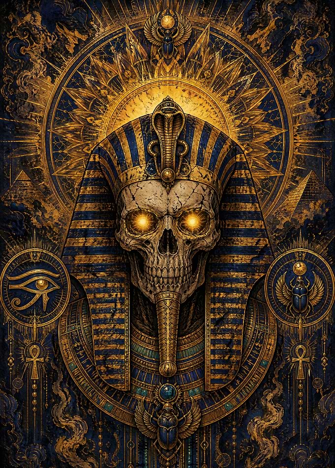 Egyptian Skull Pharaoh