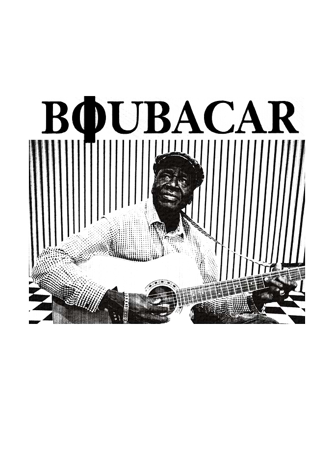 Boubacar Playing Guitar