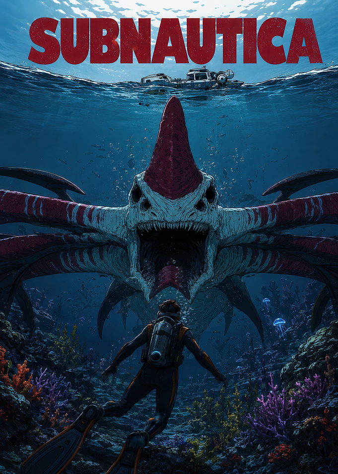 Subnautica Game Cover Art
