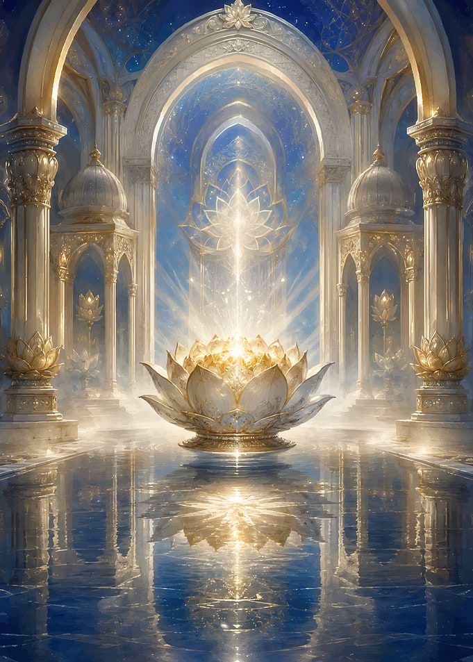 Enlightened Lotus in Celestial Palace
