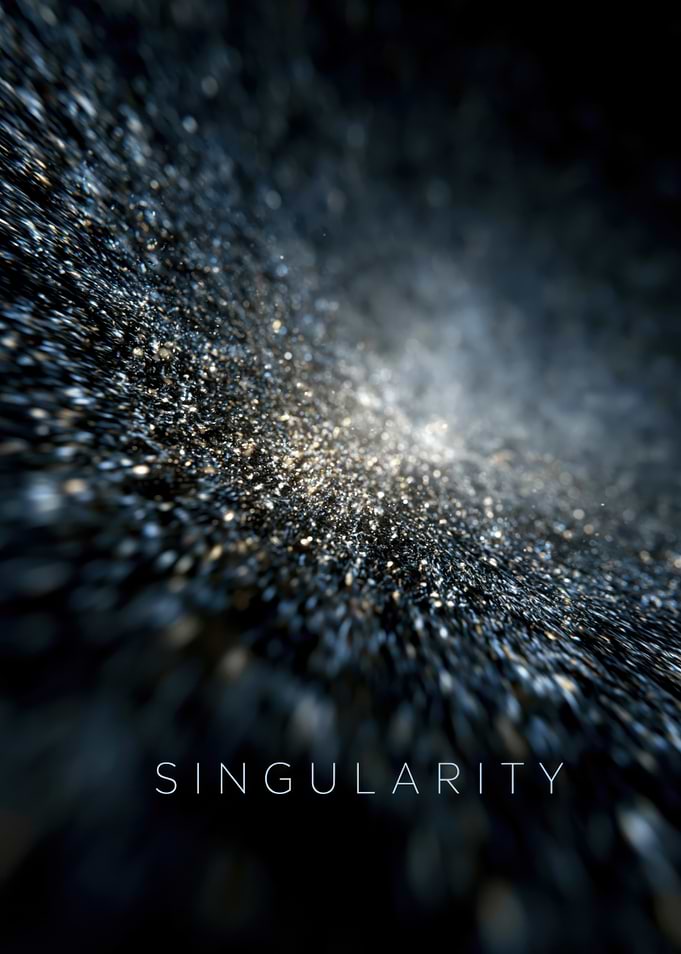 Singularity abstract space background