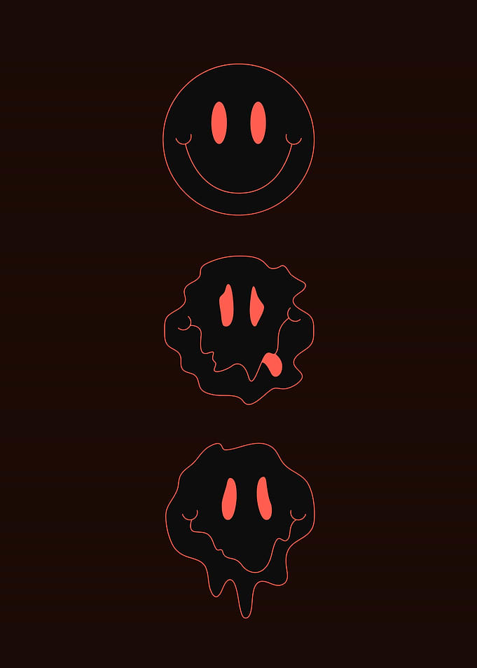 Melting Smiley Faces