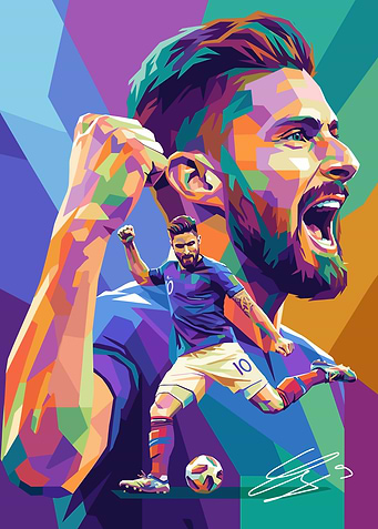Olivier Giroud Pop Art