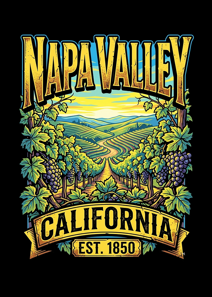 Napa Valley California Vineyard