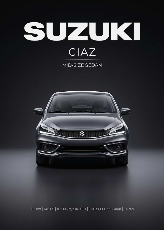 Suzuki Ciaz Mid-Size Sedan