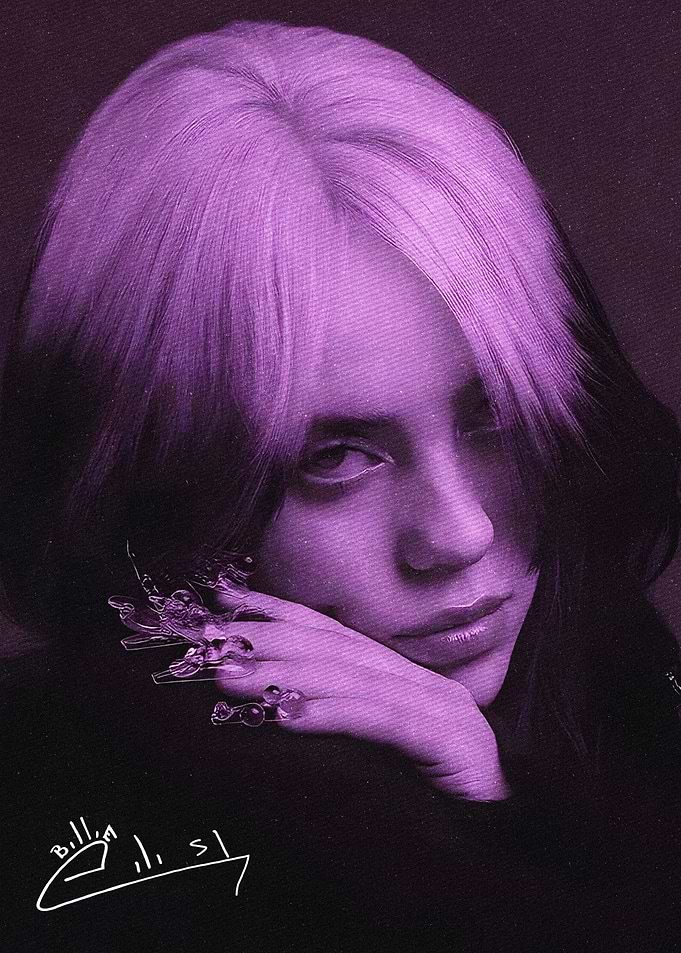 Billie Eilish Vintage art