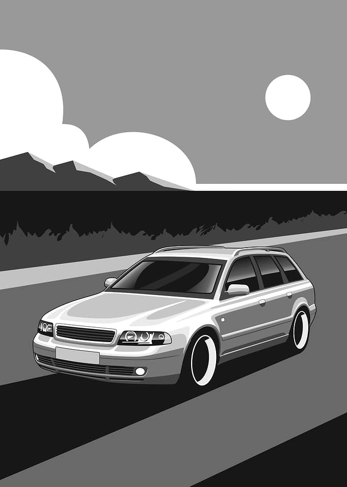 A4 Lakeside Clouds
