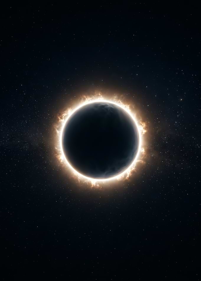Solar Eclipse in Space