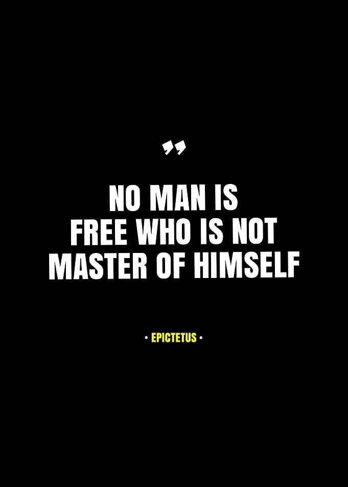 Epictetus Quote on Self-Mastery