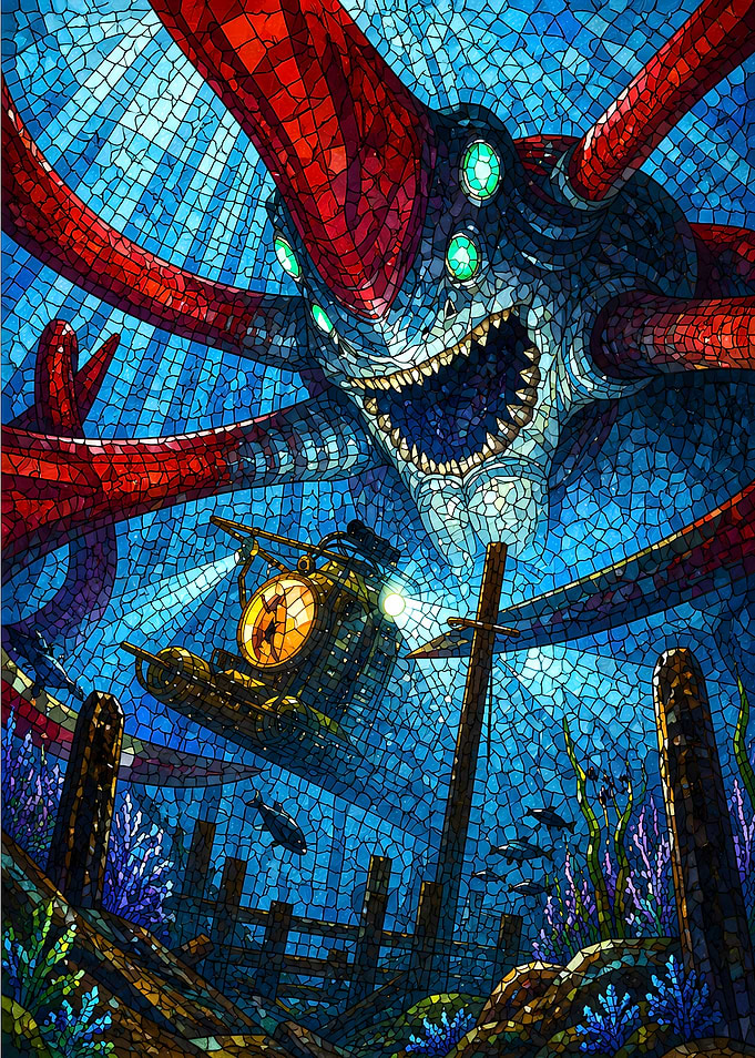 Submarine Encounters Leviathan