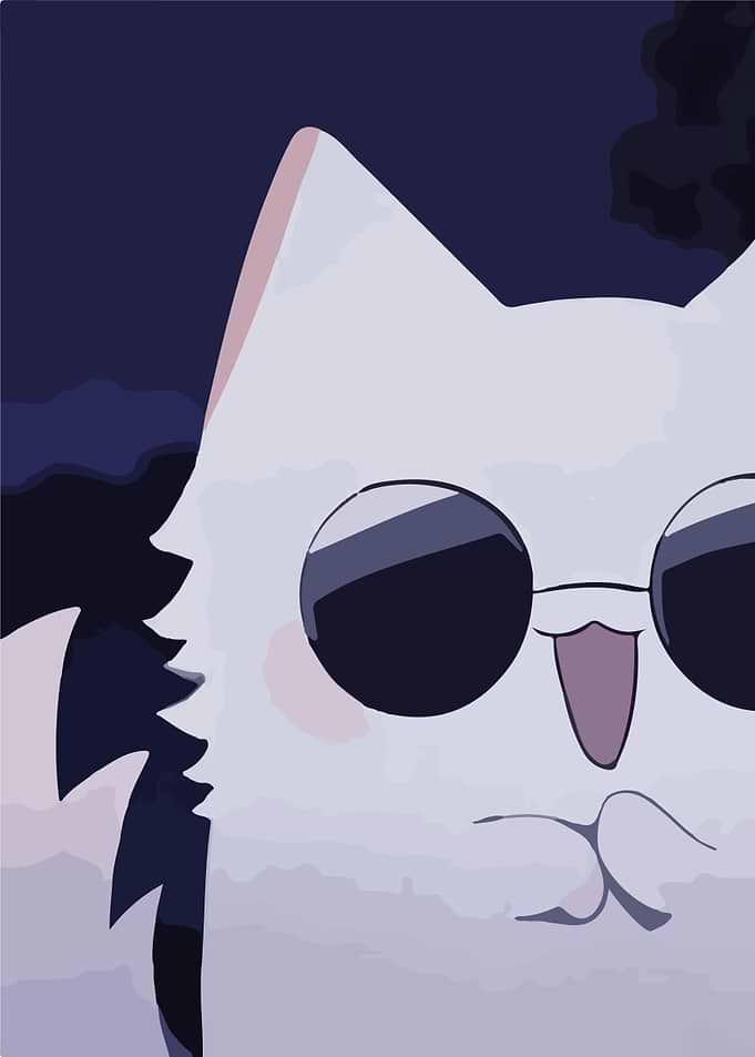 Cool Cat Wearing Sunglasses