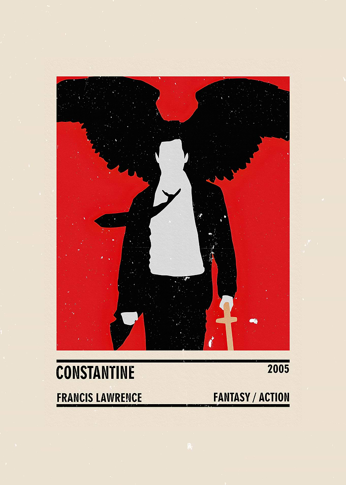 Constantine Minimalist Movie Poster