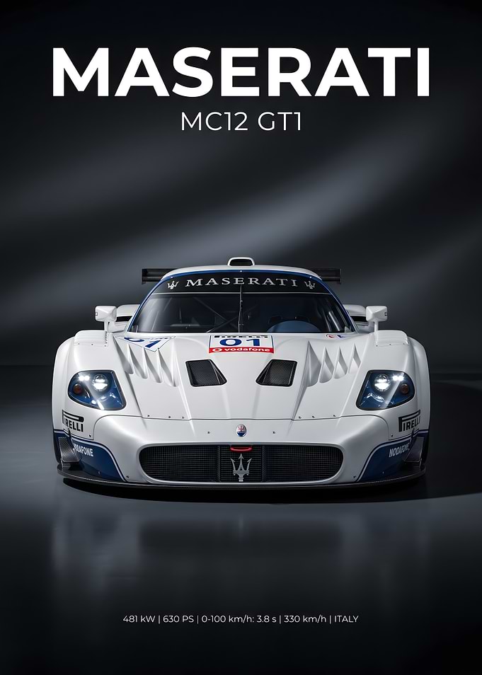 Maserati MC12 GT1 Race Car
