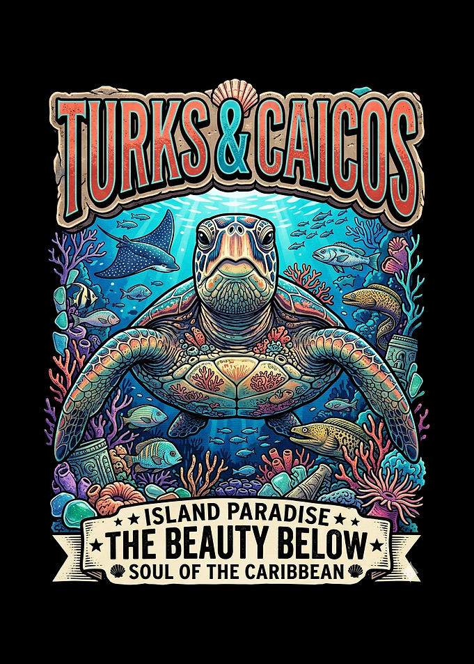 Turks & Caicos Sea Turtle Art