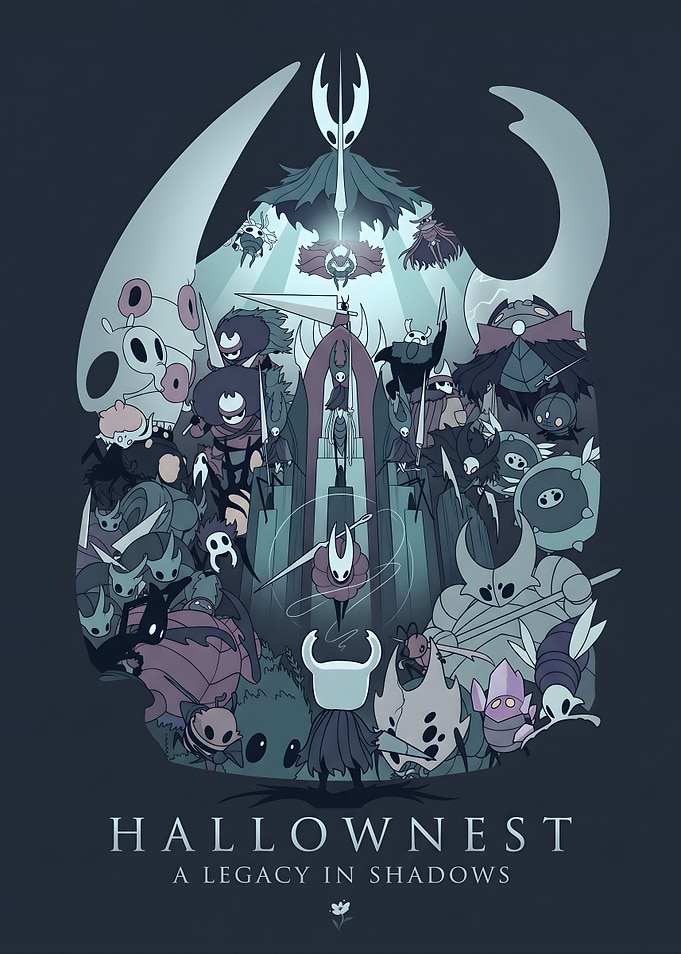 Hollow Knight Characters Minimalist