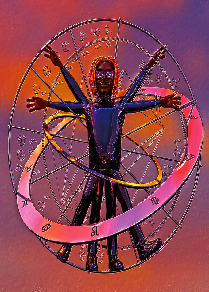 Young Thug Vitruvian Man Astrology