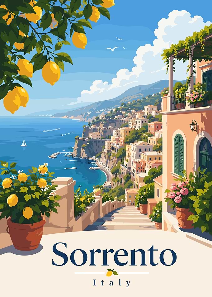 Sorrento Italy Coastal View